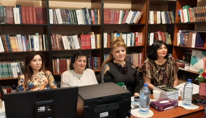 Kitabxanada yazıçı, publisist Mənzər Niyarlının yaradıcılıq gecəsi keçirildi