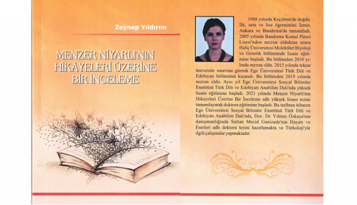 Book 'A Review on the Stories of Menzer Niyarly' by Zeyneb Yıldırım, a Doctoral student of Ege University published 
