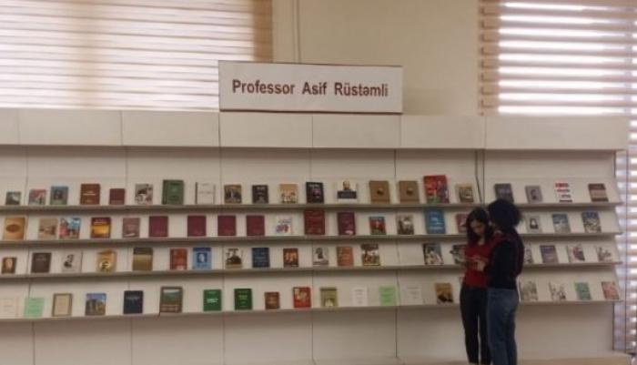 Milli Kitabxanada “Professor Asif Rüstəmli” adlı kitab sərgisi <abbr>-</abbr> açılıb