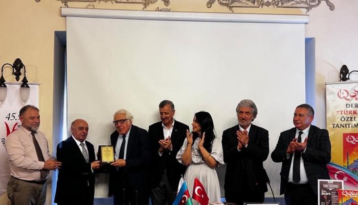 Xalq yazıçısı Anara “Türk Dünyasi Ədəbiyyatının Ağsaqqalı” mükafatı təqdim edilib
