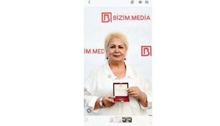 Doctor of Philology Lutviyya Asgarzadeh was awarded the 'Molla Panah Vagif' medal