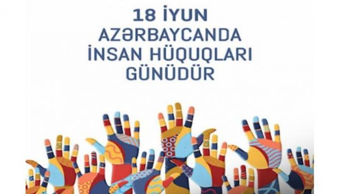 18 İyun Azərbaycanda İnsan Hüquqları Günüdür