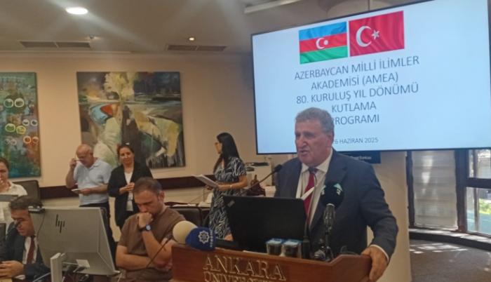 Azərbaycan Milli Elmlər Akademiyasının 80 illik yubileyi Ankarada geniş qeyd olunub