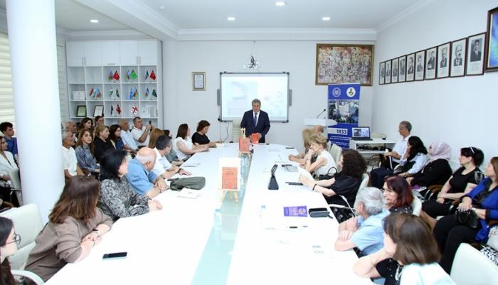  “Mifo<abbr>-</abbr>poetik və filoloji düşüncədə mif konsepsiyaları” kitabının təqdimatı keçirildi