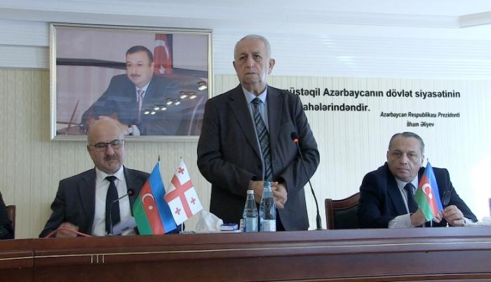 The 1st Azerbaijan<abbr>-</abbr>Georgia international conference on the topic 'Nizami Ganjavi and Shota Rustaveli <abbr>-</abbr> cultural intersections' was held in Ganja